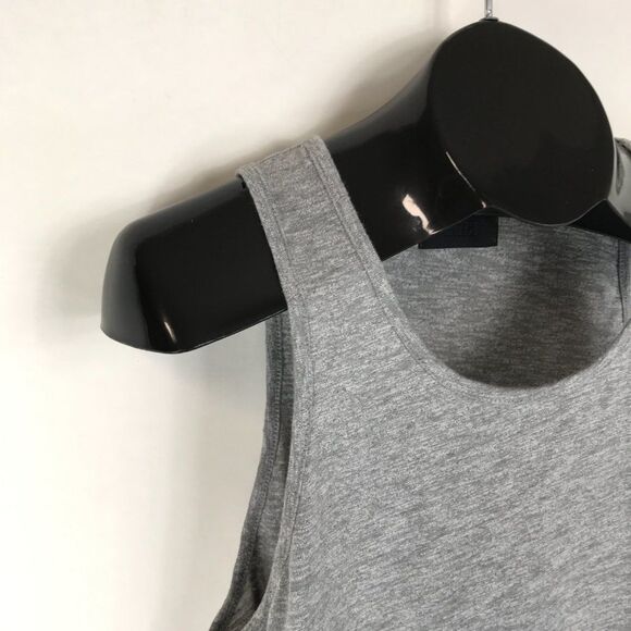 KITH Active Longline Tank Top Women’s Large Gray Sleeveless Stretch Knit Gym - Picture 5 of 10
